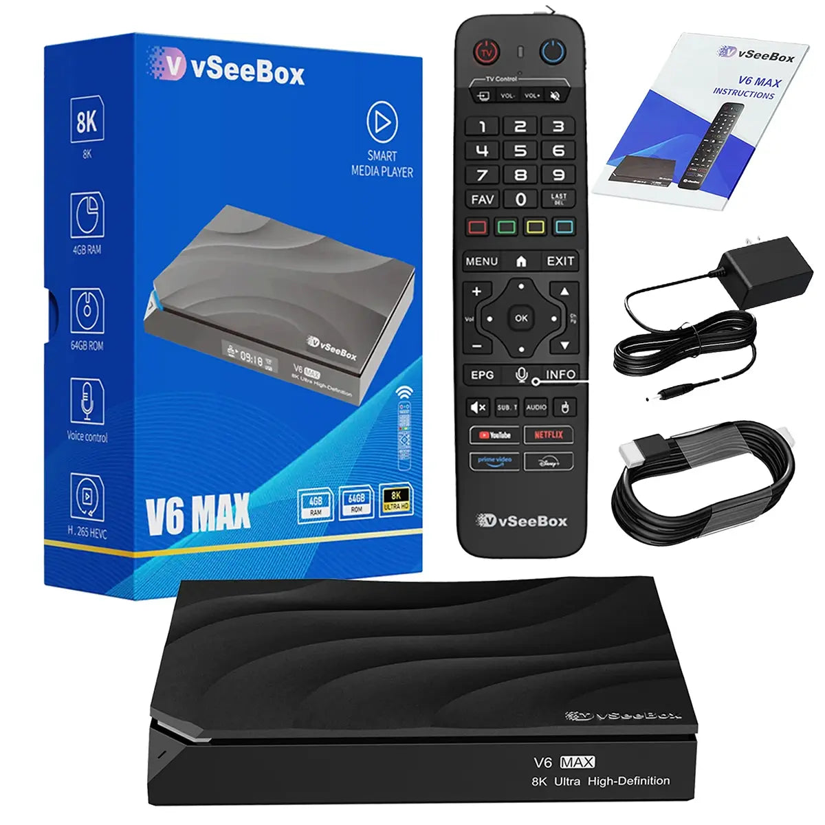 vSeeBox V6 Max Android streaming box